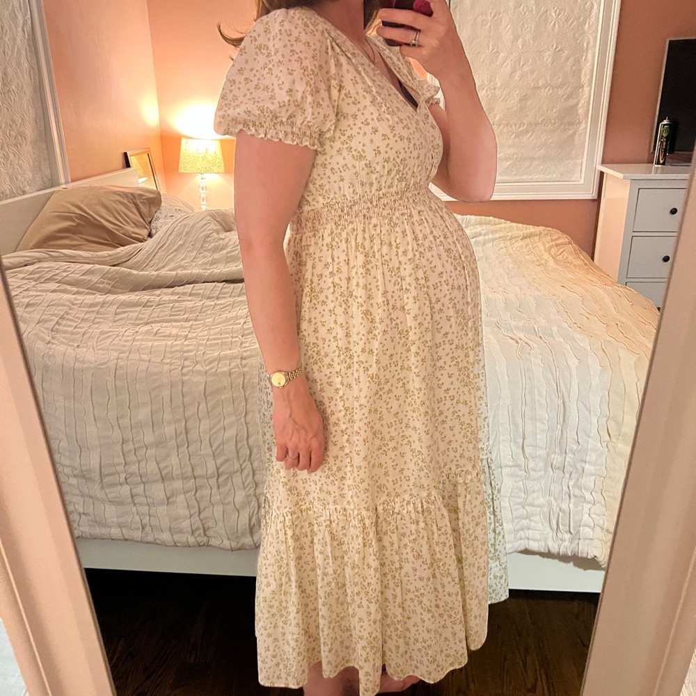 Floral Maternity Dress by Hatch